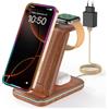 JoyGeek Caricabatterie wireless 3 in 1 per Samsung, stazione di ricarica induttiva per Samsung S26/S25/S24/S23/ZFlip/Fold, caricabatterie wireless per Galaxy Watch Ultra/8-4, per Galaxy Buds