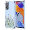 Samyje Custodia Compatibile con Cover Xiaomi Redmi Note 11 PRO 5G/4G TPU Trasparente Ultra Sottile Motivo Case [Proteggi Schermo] con Cuscino d'Aria Disegno Anti Graffio Cassa (Fiori)