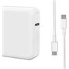 Huachuang Caricatore USB C tipo C da 67 W per MacBook Pro/Air 2020 2019 2018 2017, ampia scelta di compatibilità, cavo da 2 m