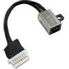 HSSDTECH Presina di Alimentazione Ricambio per dell Vostro 15 5501 5502 | 5508, Vostro 14 5401 5402 5408 5409 P130G, Vostro 7405 P126G, Latitude 3510 3410 DC Jack DC in Power Jack