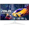 ASUS VY279HGR-W, Monitor Gaming Eye Care da 27 FHD IPS (1920x1080), Bianco