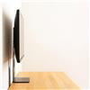 cenyb Supporto nero ultrasottile per monitor 13-34, VESA 75/100. Solo monitor con cavo verso il basso o laterale