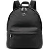 DKNY Jenny Backpack, Zaino Donna, Nero e Argento, L