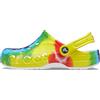 Crocs Baya Graphic Clog, Zoccoli Unisex - Adulto, Multi/Tie Dye, 45/46 EU