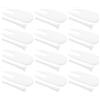 Zerodeko 12 Set Tappi Aria per Palloni Yoga in Pp Bianco, Adattatore per Mantenere Pressione Stabile e Supporto Forza Core, per Esercizi di Pilates e Fitness