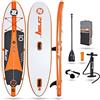 ZRAY W1 Tavola Gonfiabile SUP - Convertibile in Windsurfing SUP Board, 305x76x15 cm