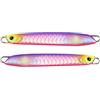Lastdaytime Amo in acciaio ad alto tenore di carbonio in metallo Jig 20g pesca in mare (rosa bianco 20g)