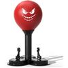 IMAYCC Sacco da boxe da scrivania, Speed Ball per alleviare lo stress e l'allenamento dei riflessi, sacco da boxe con flessibilità a molla super forte e forte ventosa per ufficio, scrivania, casa