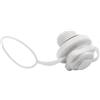 Generic Valvola dell'aria gonfiabile da 22 mm, tappo a vite per kayak, zattera, paddle, unidirezionale, anti-perdite, ricambio in plastica bianca