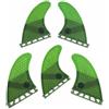 rockible Pinna Surf Posteriore Surfboard Fin Pinna Deriva Accessorio in Fibra di Vetro Leggero a Nido d'Ape per Risposta Equilibrata E Tenuta Sicura Adatta a , Verde