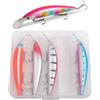 Generic 5 Esche Minnow Affondanti, 15,2 cm 36 g in ABS for Lanci a Lunga Distanza
