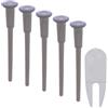 Pmsanzay Tappo dell'aria gonfiabile per piscina con estrattori, per fitness, sport, yoga, palla da yoga, tappo di ricambio, kit adattatore per valvola