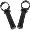 HOMSFOU 2 Pezzi Maniglia per Palla Giroscopica in Abs Nero, Facile da Installare e Trasportare, Accessorio per Allenamento Forza Polso e Riabilitazione Mano