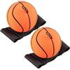 Peosaard Palli di ritorno del polso sportivo, palla di rimbalzo in gomma da 2 pc su una corda elastica, palline da polso rimbalzante da 60 mm/2,4 pollici, esercizio efficace per il polso e gioca per bambini a