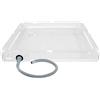 Generisch Base Doccia Da Campeggio Vassoio da bagno compatto antiscivolo | Base doccia pieghevole in PVC per Camper Roulotte Campeggio Spiaggia Tenda Interno Furgone Camionista
