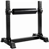 Amagogo Rack per Allenamento Fitness Struttura Domestica con Base Rinforzata E Rullo in Schiuma per Comfort Altezza Regolabile per Vari Movimenti Adatto per