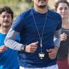 CALLARON Contapassi Memoria di 7 Giorni in Plastica Nero Portatile e Funzionamento un Pulsante, per Attività Sportive All'aperto e Monitoraggio Quotidiano