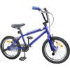 HGKMBRY Bicicletta BMX da 18 pollici, blu scuro