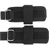 Qqmora Cintura di Supporto per Polso Unisex per Sollevamento Pesi Nera per Esercizi di Fitness Bracciali di Compressione Regolabili, Confezione da 2
