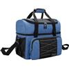 LOVIVER Bowling Bag Borsa Attrezzatura Bowling Borsa Sportiva Borsa Porta Palla Nylon Imbottita con Scomparto Principale Tasche Laterali Tracolla Regolabile