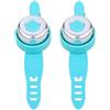 WRITWAA 2 Pezzi Campanello Rimovibile per Skateboard e Scooter in Plastica Blu, Suono Nitido e Resistente All'invecchiamento, Accessorio Comodo e Ragazze Durante Ciclismo