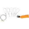 NIYANGLE Clip per Pesca in Acciaio Inossidabile Resistente All'acqua Salata Sistema di Blocco Rapido per Pesci Vivi per Escursioni Marine e Pesca