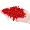 Generic Esche da Pesca for lombrichi Artificiali morbide profumate con lombrico sanguigno da 1000 Pezzi
