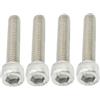 GALPADA Vite Copriattacco Bici M6x30 Mm 4 Pezzi in Acciaio Inox Argento
