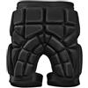 Allthingstore Eva Pantaloncini Imbottiti Con Protezione 3D Fianchi Per Sci E Snowboard Nero Scorrevole Pantaloni Per Skateboard Falls Taglia M (S)