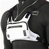 Generic Borsa Pettorale da Corsa con Jack per Cuffie e Strisce Riflettenti per Il Fitness in Bicicletta (Bianca)