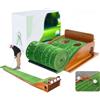 CFGTEKMB Tappetino da Golf Portatile per Putting con Ritorno Automatico della Palla, Putting Green da Interno ed Esterno per Casa, Ufficio, Giardino, Aiuto per l'Allenamento, Regalo per Golfisti