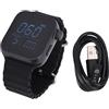 Domary Orologio Metronomo Vibrante 40-240 BPM con Display LCD e Batteria Ricaricabile per Musicisti e Appassionati di Fitness