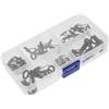 Cabilock Anelli Accessori in Acciaio Guida Inossidabile da Canne Pesca per Ceramica, Kit Riparazione Pratico e Facile da Usare Mare per Pesca Sportiva