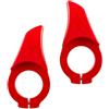 VILLCASE Manopole per Bicicletta in PC Rosso Poggiamano per Manubrio, Facili da Installare e Portare, Accessori per Bici da Corsa e Mountain Bike