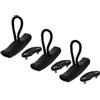 GLEAVI 3 Pezzi Maniglia in Plastico Nero per Kayak Accessori da Barca, Facile da Trasportare e Sostituibile, per Attrezzatura da Canottaggio e Dinghy