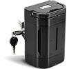 Season Batteria al Litio E-Bike sul Tubo Sella 36V(37V) 10Ah 370Wh con 2A Caricabatteria per Bici Elettriche per Ansmann, Heinzmann