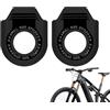 Generic Protettore Pedivella Bici Copertura Elastica Anti-Urto