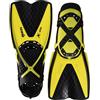 Mares 410337 Pinne, Unisex - Adulto, Giallo, 39/43