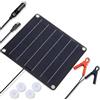 Hfgdnchva Caricabatterie Solare da 10 W, Mantenitore di Carica 12 V, Impermeabile, Intelligente, per Auto, Camion, Barche, e Moto.