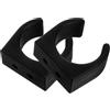 DEARMAMY 2 Pezzi Clip in Nylon Nero per Tubi Marini, Morsetto Resistente per Pagoda e Stecca da Biliardo, Riduce Vibrazioni e Rumore, per Imbarcazioni e Condizioni di Acqua Dolce