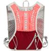 KiBcsLic Zaino da Trail Running Leggero Gilet Idratante Regolabile Zaino Gilet con Tasca con Cerniera per Ciclisti, Ciclismo , Rosa