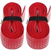 Xixian Confezione da 2 Nastri Antiscivolo per Racchette da Tennis, Overgrip in PU Spesso 1,8 Mm per Racchette Badminton e Squash, Fascia Impugnatura Antiscivolo Che Assorbe il Sudore con Adesivo,