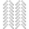 JOINPAYA 50 Pezzi Inserti in Alluminio per Frecce da Tiro Arco 6.2mm Pattern Antiscivolo e Leggerezza, Accessori per Costruzione Asta e Pratica al Bersaglio