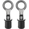 Yosoo Health Gear Tappo di Scarico Tappo a Scatto in Gomma in Acciaio Inossidabile di Scarico per Barca da 1 Pollice Confezione da 2 per Barche e Yacht Marine Livewell Transom Baitwell