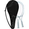 Generic Borsa protettiva per racchetta da tennis, custodia per racchetta da badminton, custodia per racchetta da tennis con tracolla, custodia impermeabile per badminton