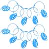 GLEAVI Clip Porta Disco da 10 Pezzi in Plastica Blu Resistente per attività All'aperto Struttura Innovativa e Gancio per Campeggio e Sport Vari