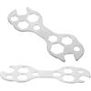 SAFIGLE 2 Pezzi Chiave Raggi Bicicletta Multifunzione in Lega di Alluminio Design Multibuco e Costruzione Robusta per Manutenzione Outdoor di Bici e Moto