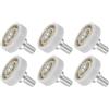 QUARKZMAN 6Pz Rotelle Box Doccia 22mm x 7mm Passo 6mm, Cuscinetti Box Doccia in Nylon Ruote di Ricambio Puleggia per Cassetti Guide per Porte Scorrevoli Bianco, M6 x 10mm Filettatura