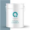 Q-COVER Vernice ceramica 10L (circa 70m²) Platino-grigio scuro Vernice per pareti Vernice per interni Lavabile Classe 1 Vernice opaca Vernice per soffitti Resistente allo sfregamento Cucina Bagno