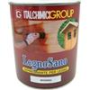 Generico Impregnante per Legno 750 ml. 'Mogano' - Protettivo per Legno Interno ed Esterno, Protezione UV, Igienizzante Anti Muffa e Funghi - Esalta le Venature Naturali